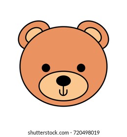 cute bear teddy face toy gift