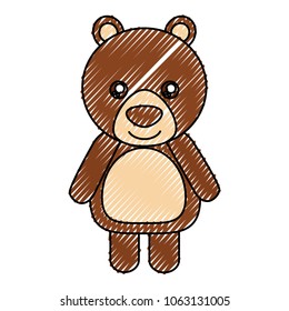 cute bear teddy icon