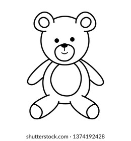 cute bear teddy icon