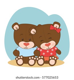 cute bear teddy icon