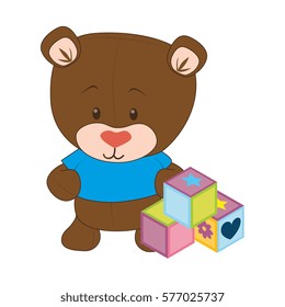 cute bear teddy icon