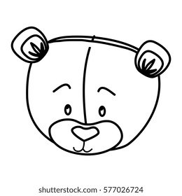 cute bear teddy icon