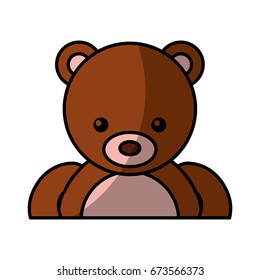 cute bear teddy icon