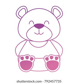 cute bear teddy icon
