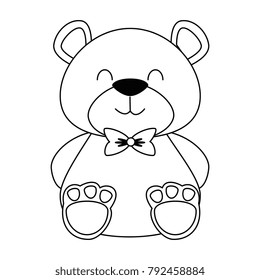 cute bear teddy icon