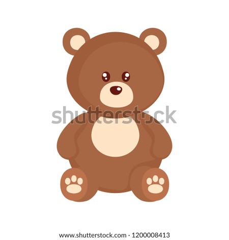cute bear teddy icon