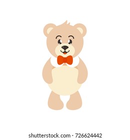 cute bear with tie