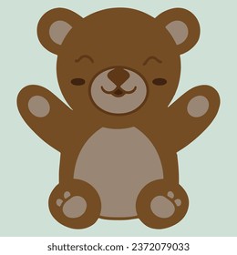 Cute Bear Vector Art Design