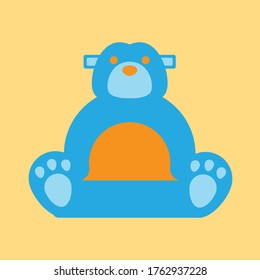Cute bear vector art for kids