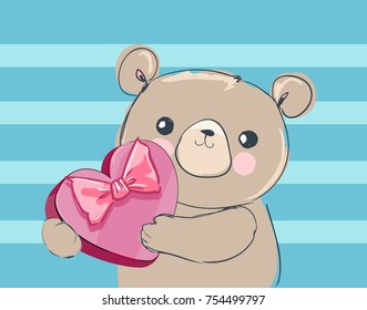 Cute Bear vector illustration