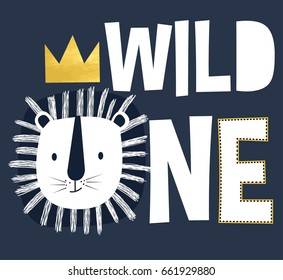 Cute bear vector illustration for t-shirt design with slogan. Vector illustration design for fashion fabrics, textile graphics, prints.	