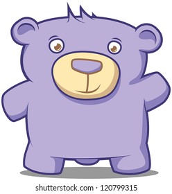 Cute Bear waving his hand
