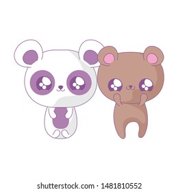 cute bears baby animals kawaii style