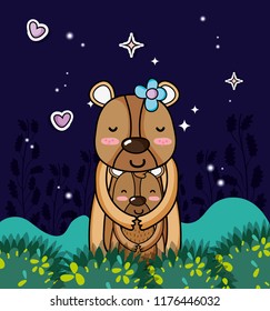 Cute bears cartoons