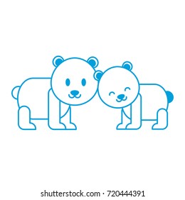 cute bears icon 