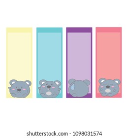 cute bears vectors