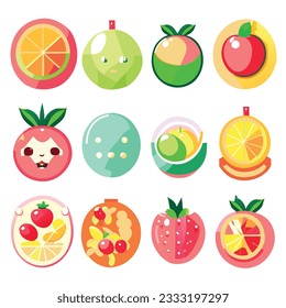 cute and beautiful abstract icons for you