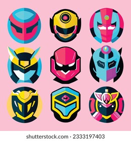 cute and beautiful abstract icons for you