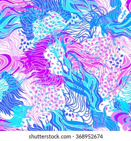 Cute beautiful abstract seamless pattern. Texture, textile, background