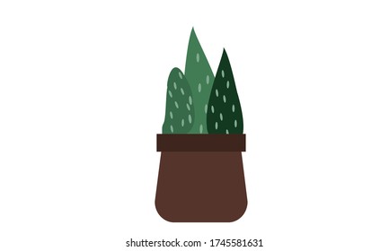 Cute and beautiful cactus for decoration,Vector flower concept.