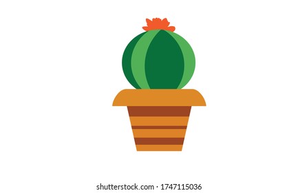 Cute and beautiful cactus for decoration,Vector flower concept.