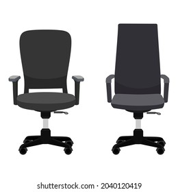 Bonito sillón vacío con un diseño moderno