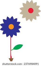a  cute beautiful flower icon design 3d cute icon