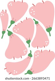 niedlich schöne Blume Symbol Vektorgrafik bunt