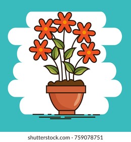 cute beautiful house plants cartoons 