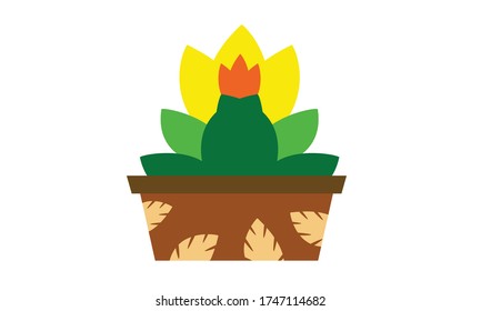 Cute and beautiful small flower for decoration,Vector flower concept.