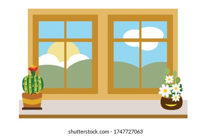 Cute and beautiful small flower for decoration,Vector flower concept.