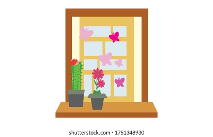 
Cute and beautiful small flower for decoration,Vector flower concept.