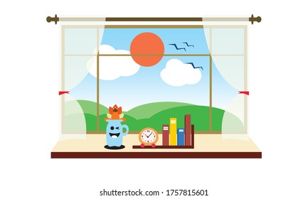 Cute and beautiful small flower for decoration,Vector flower concept.