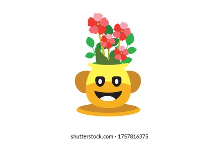 Cute and beautiful small flower for decoration,Vector flower concept.