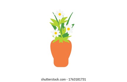 Geräumige und schöne kleine Blume für die Dekoration, Vektorblumenkonzept.