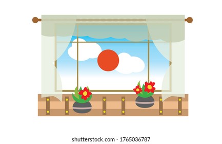Cute and beautiful small flower for decoration,Vector flower concept.