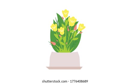 Cute and beautiful small flower for decoration,Vector flower concept.