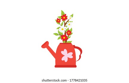 Cute and beautiful small flower for decoration,Vector flower concept.