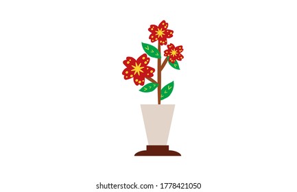 Cute and beautiful small flower for decoration,Vector flower concept.