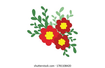 Cute and beautiful small flower for decoration,Vector flower concept.