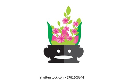 Cute and beautiful small flower for decoration,Vector flower concept.