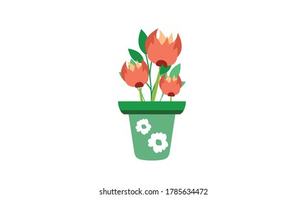 Cute and beautiful small flower for decoration,Vector flower concept.