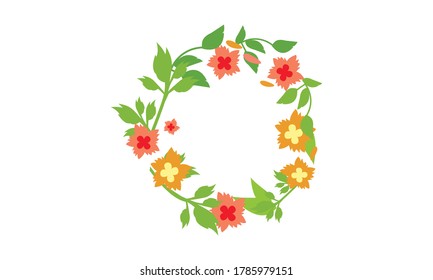 Cute and beautiful small flower for decoration,Vector flower concept.