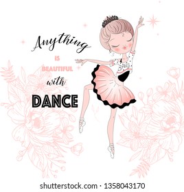 Cute Beauty Dance Girl Ballet Anything is Beautiful With Dance