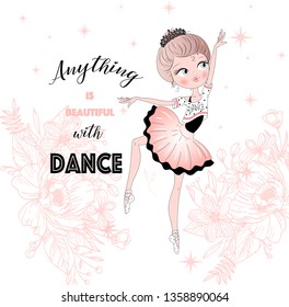 Cute Beauty Dance Girl Ballet Anything is Beautiful With Dance