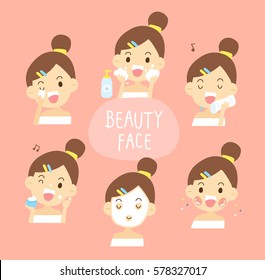 cute beauty face 