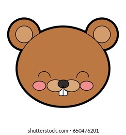 cute beaver cartoon