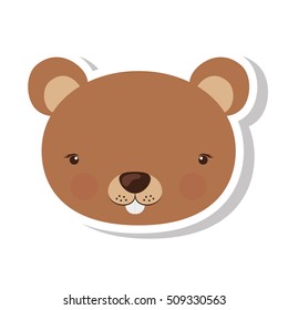 cute beaver icon