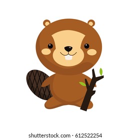 cute beaver icon