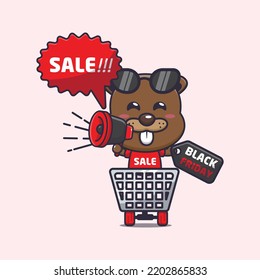 cute beaver promotion in black friday 